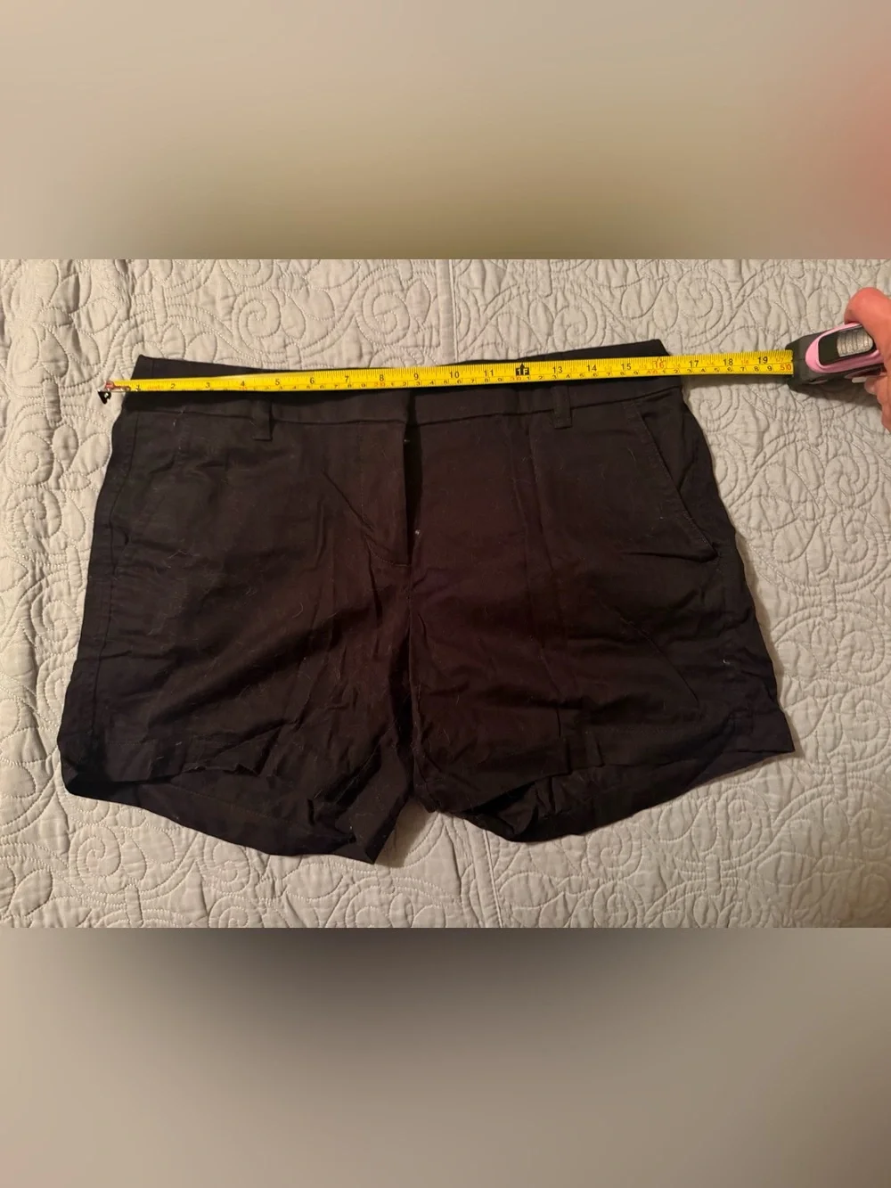 J.Crew Women’s Size 6 Black Chino Shorts 100% Cotton Classic 4” Inseam